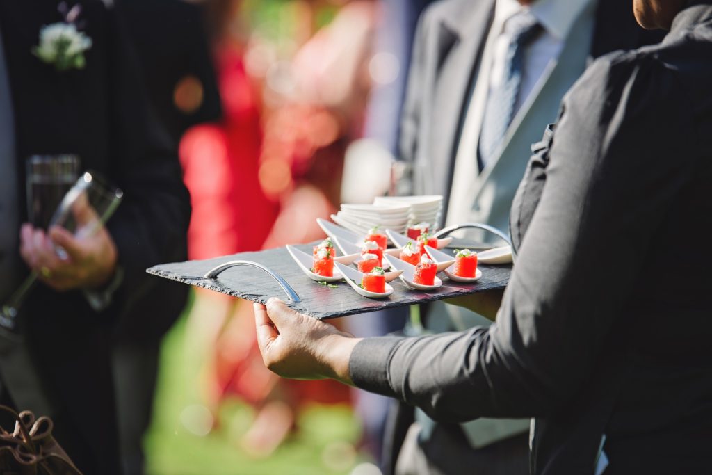 Catering during an event